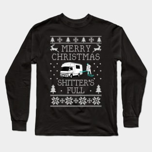 Shitter_s Full funny Merry Christmas Long Sleeve T-Shirt